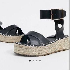 Glamorous (ASOS) Espadrille Platform Sandals